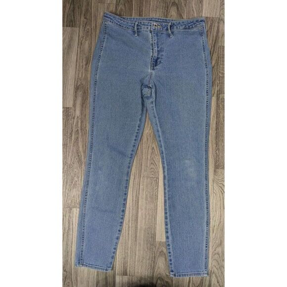 (3/$35) &Denim By H&M Size 30 Skinny High Waist Ankle Length Denim Blue Jeans - Picture 1 of 11